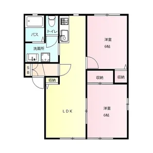 ルミエール A (行幸田)【1階】の間取り