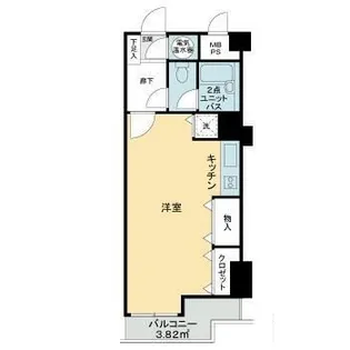 ライオンズマンション白金第3【2階】の間取り