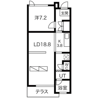 AXiS【4階】の間取り