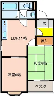 ココグラン山本【4階】の間取り