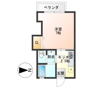 ハイツコマツ【1階】の間取り