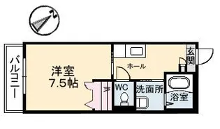 ベルヴュー段原【2階】の間取り