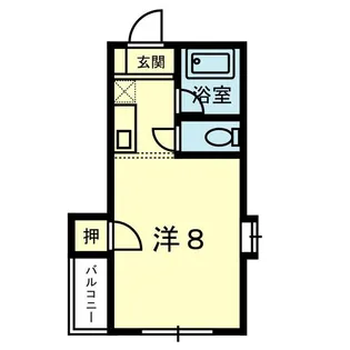 フォルム熊大前【1階】の間取り