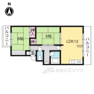 山端マンション【2階】の間取り