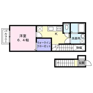 terrace長町南【2階】の間取り