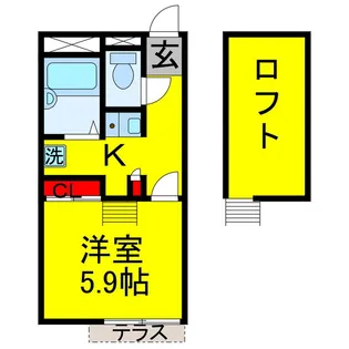 ベルハイムIII【2階】の間取り