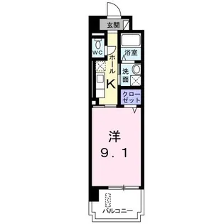 カーサ オリエンターレ【4階】の間取り