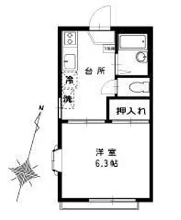 ペガサス上十条【2階】の間取り