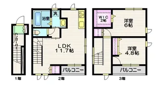 ル・ラレーヌの間取り