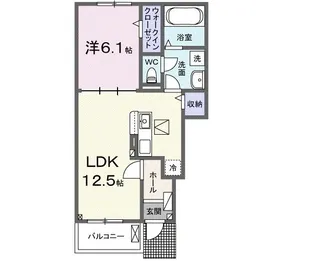 エスペランサ【1階】の間取り
