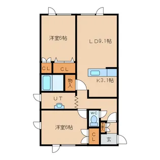 マンションSEED 3【1階】の間取り