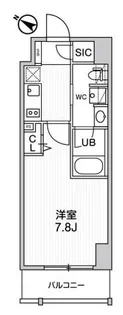ステージグランデ日本橋人形町【5階】の間取り
