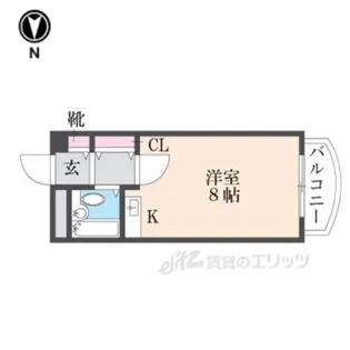東大阪レジデンス【1階】の間取り