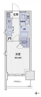 エスティメゾン大島【4階】の間取り