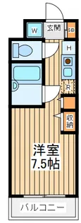 アカデミア清新【4階】の間取り