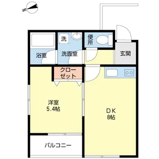 ル・シアン前原東【2階】の間取り