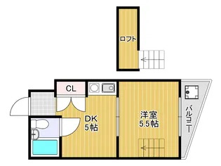 オリエントシルク【2階】の間取り