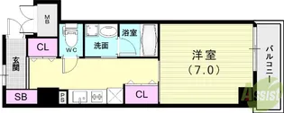 パンプキンC【9階】の間取り