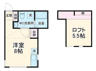 プリマ十六番館【2階】の間取り
