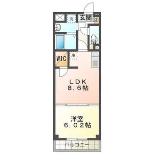 S-FORT津新町【12階】の間取り