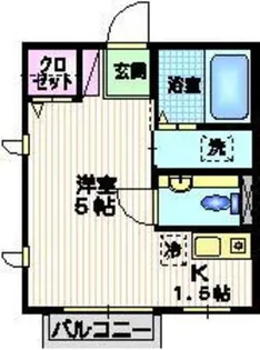 鈴木館3rd【2階】の間取り
