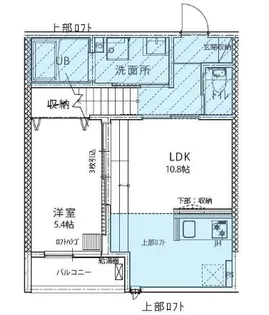 alpha立川【2階】の間取り