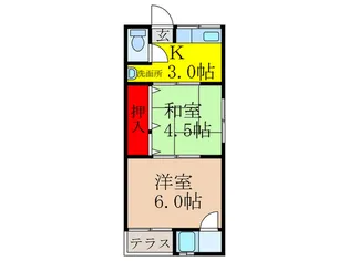 末広文化【1階】の間取り