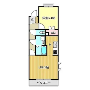 ヴィガラス川成島【1階】の間取り