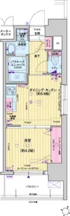 レオンヴァリエ大阪ベイシティ【9階】の間取り