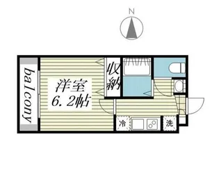 ベネボレンス大森【2階】の間取り