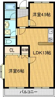 パルマ【4階】の間取り