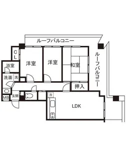 LIVE【5階】の間取り