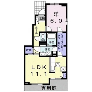 ディオ・ルーチェ【1階】の間取り