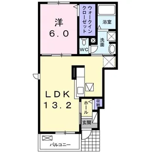 グラン ジュールA【1階】の間取り