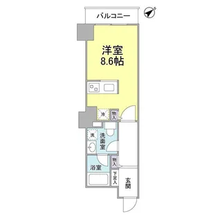 TKフラッツ渋谷【2階】の間取り