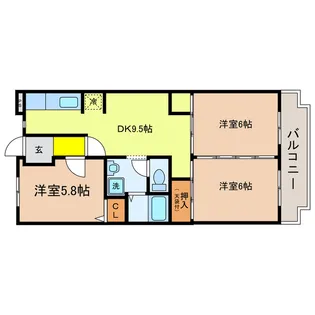 リヴェールJUNII【3階】の間取り