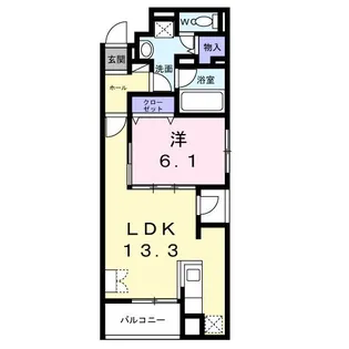 カーサ コロレ【4階】の間取り