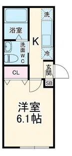 VAU house 寒川町【3階】の間取り