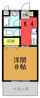 コーポ秀【3階】の間取り