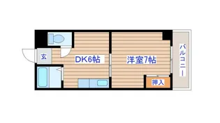 カラーズガーデン仙台東口【4階】の間取り