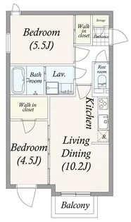 PASEO三軒茶屋II【3階】の間取り