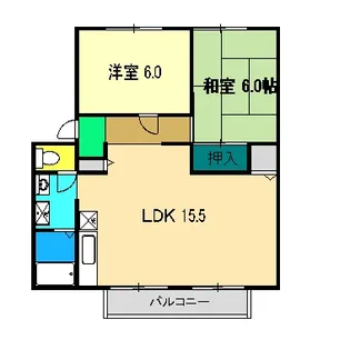 イチゴハイツ I【2階】の間取り