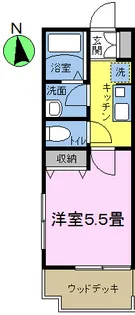 メゾン高尾【1階】の間取り