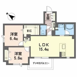 ヒルビレッジ静岡駅南【1階】の間取り
