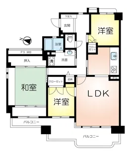エルタウン学園I【6階】の間取り