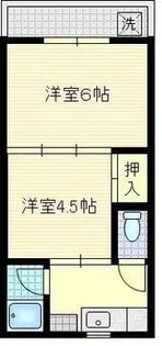 西原シティマンション【1階】の間取り