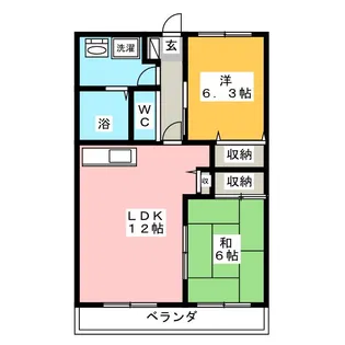 井野マンション【2階】の間取り
