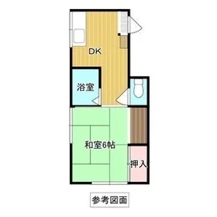しきみ荘【1階】の間取り