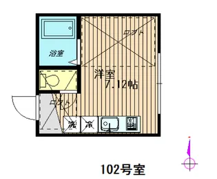 フィールドハイツ【1階】の間取り