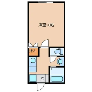 コーポコーヤ【2階】の間取り